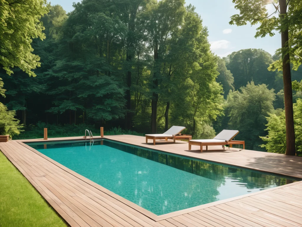 Piscina y Solárium con Vista al Bosque thumbnail
